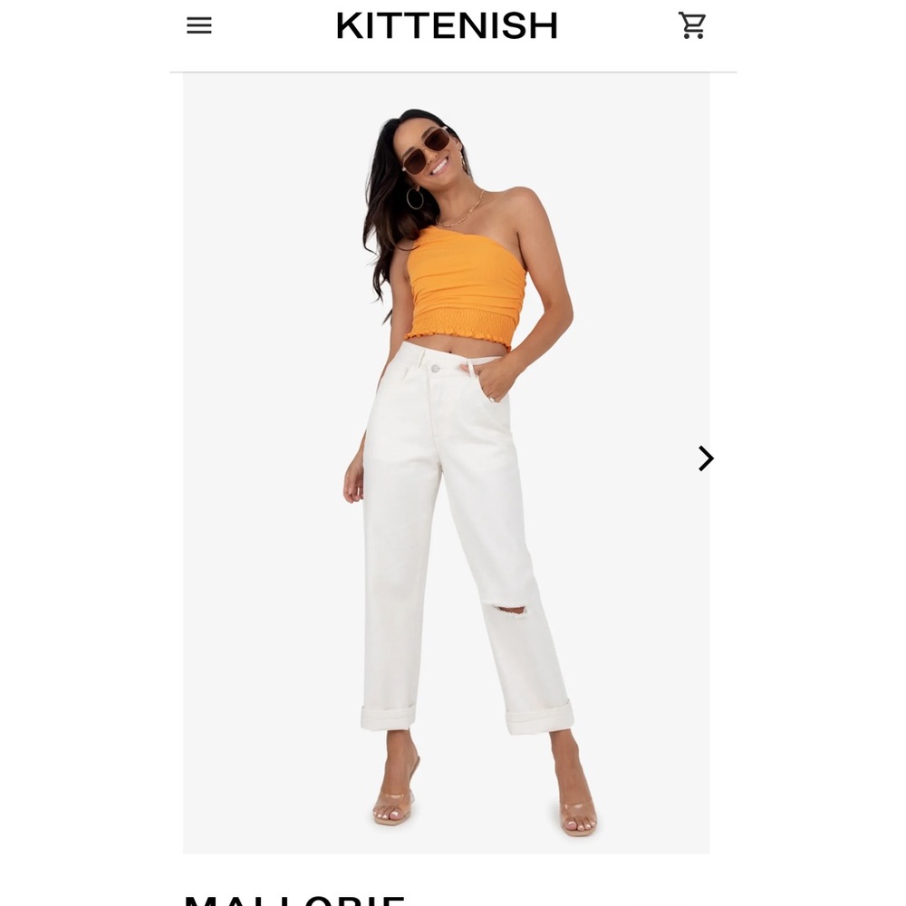 Kittenish jeans!